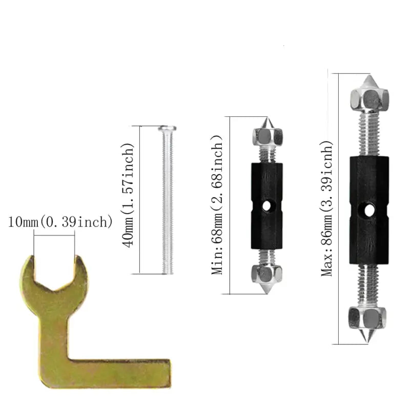 Cassette Screws Support Rod Kit Repair 86 Type Junction Box Tools Repair Set