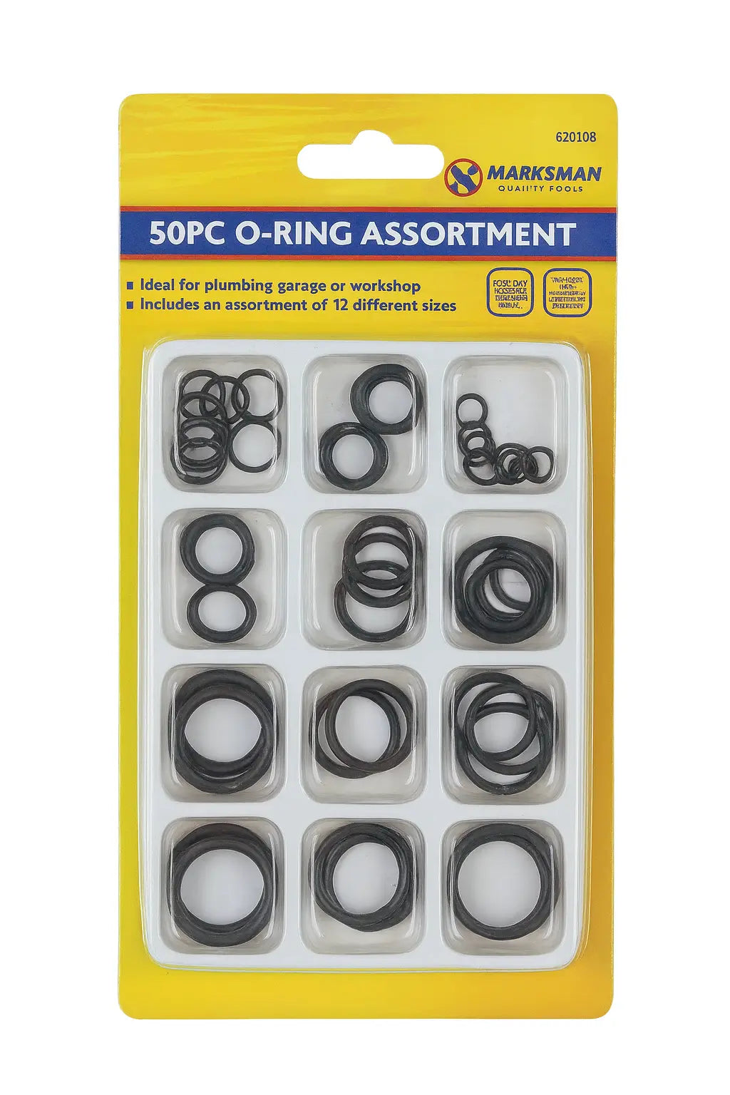 O Rings Rubber Seal Set 50pcs Plumbing Hydraulic Air Tap Washer Repair Kit