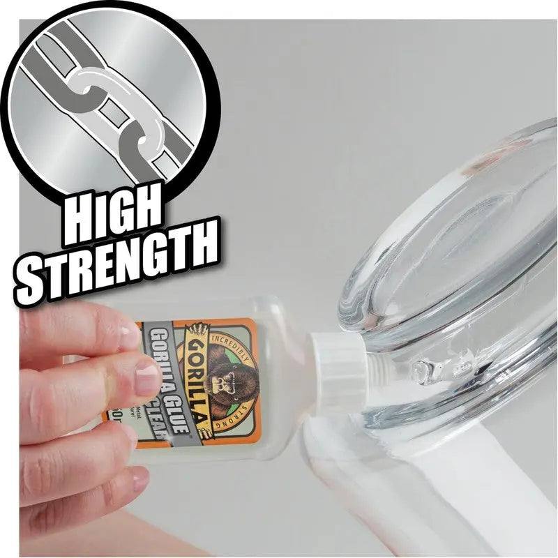 Gorilla Glue Clear 110ml All Purpose Strong Adhesive Wood Metal Ceramic Glass