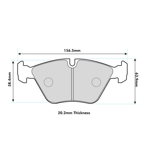 BMW E46 330ci Front Performance Brake Pads 1364