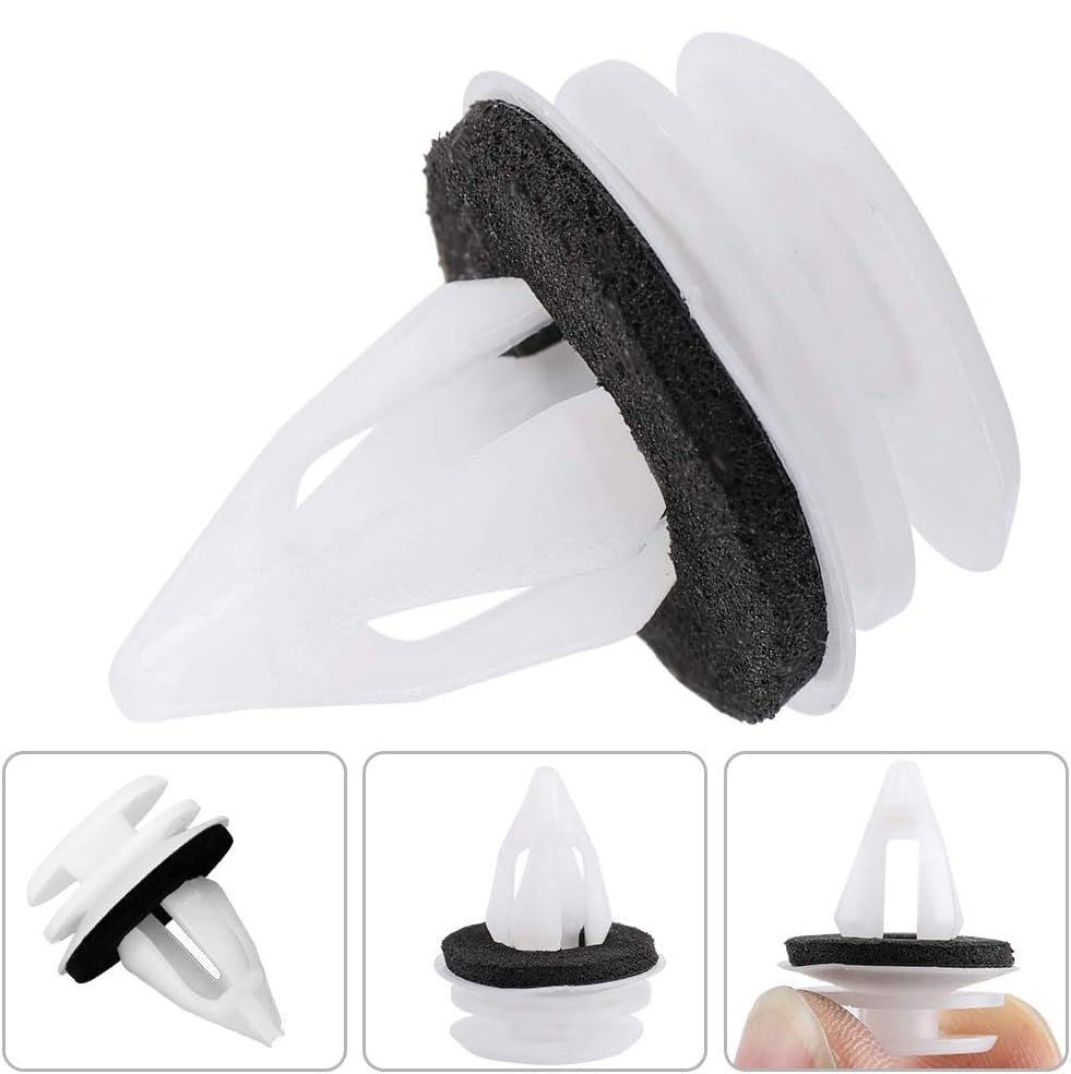 White Interior Trim Clips BMW MINI - 51437001491