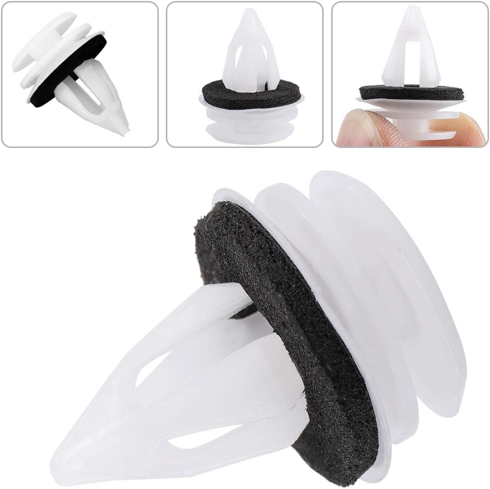 White Interior Trim Clips BMW MINI - 51437001491