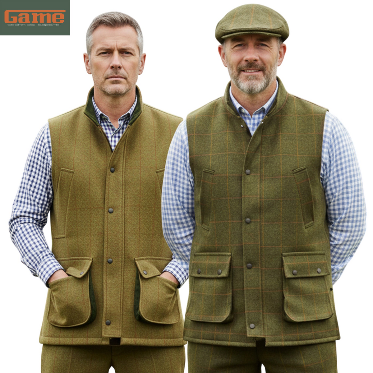 Men's Game Tweed Gilet