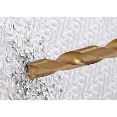 Draper Metric Titanium Nitride Coated HSS Drill Bit Set - (15 Pieces)