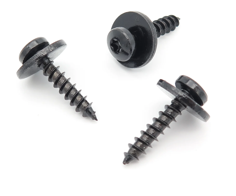 M5 T20 Torx Self Tapping Trim Panel Screw - 28mm with Captive Washer