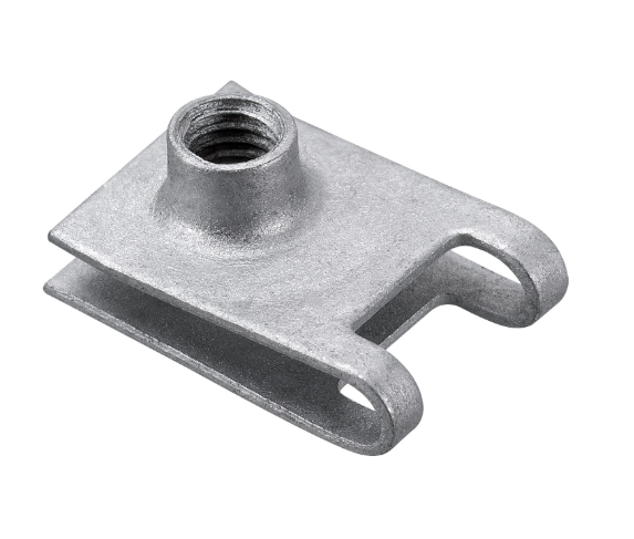 M6 Galvanised Spire Nut C-Clip - Underbody Shield & Trim Panel Fastener