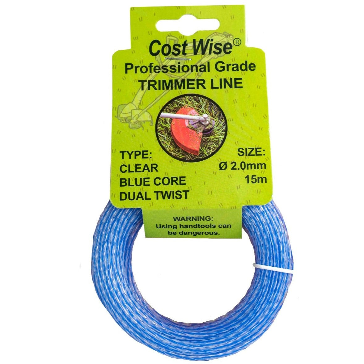 Strimmer Line Dual Blue Twist 2mm x 15m