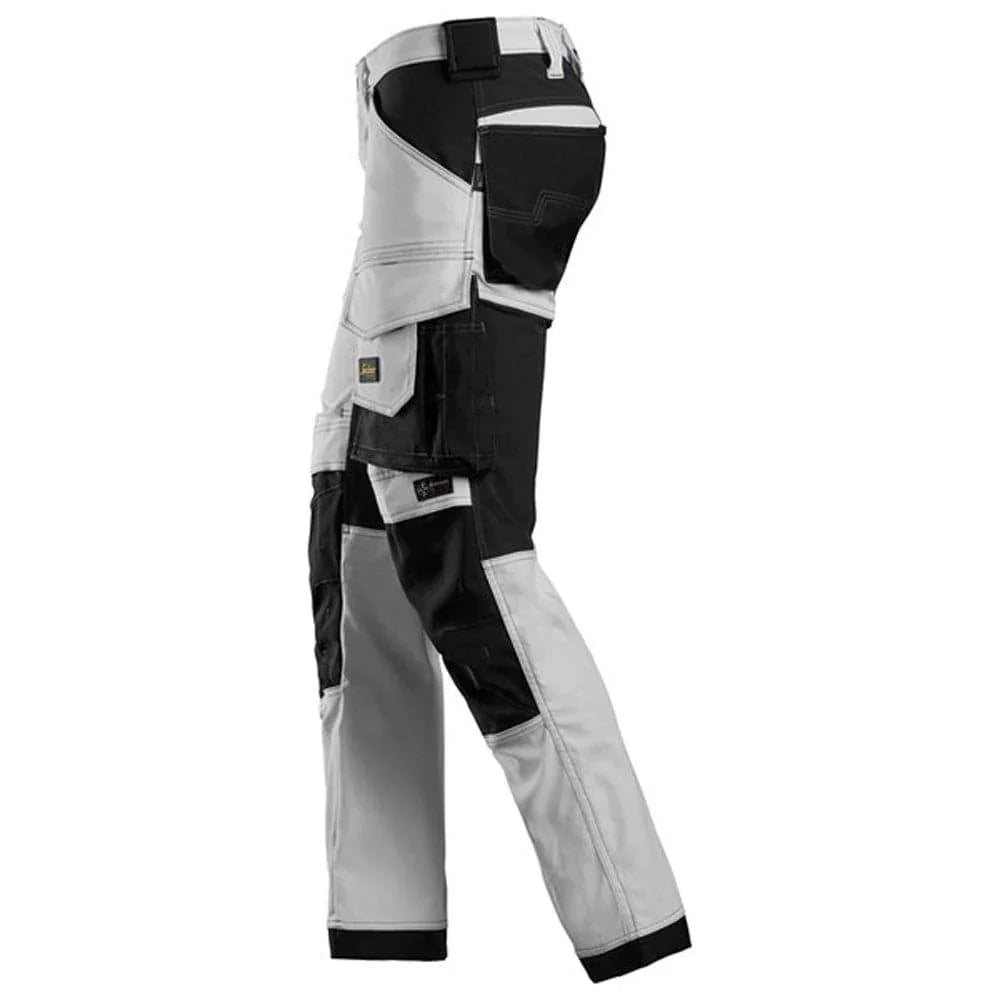 Snickers 6341 AllroundWork Stretch Trousers White
