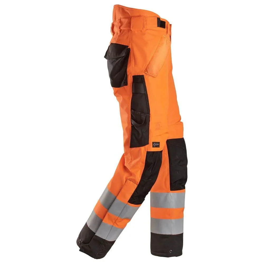 Snickers 6630 High-Vis Class 2 Waterproof 37.5® 2-Layer Light Padded Trousers