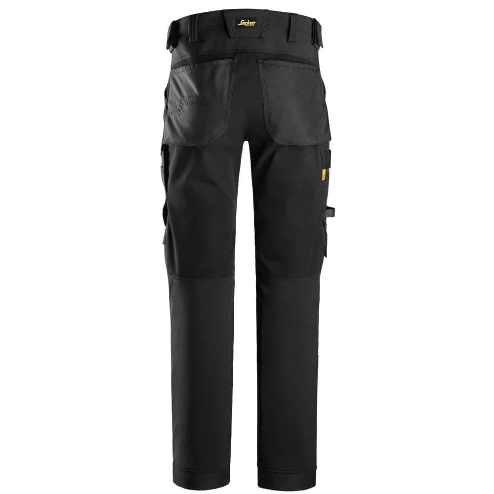 Snickers 6375 AllroundWork 4-way Stretch Trousers Black