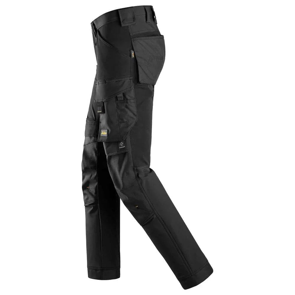 Snickers 6375 AllroundWork 4-way Stretch Trousers Black