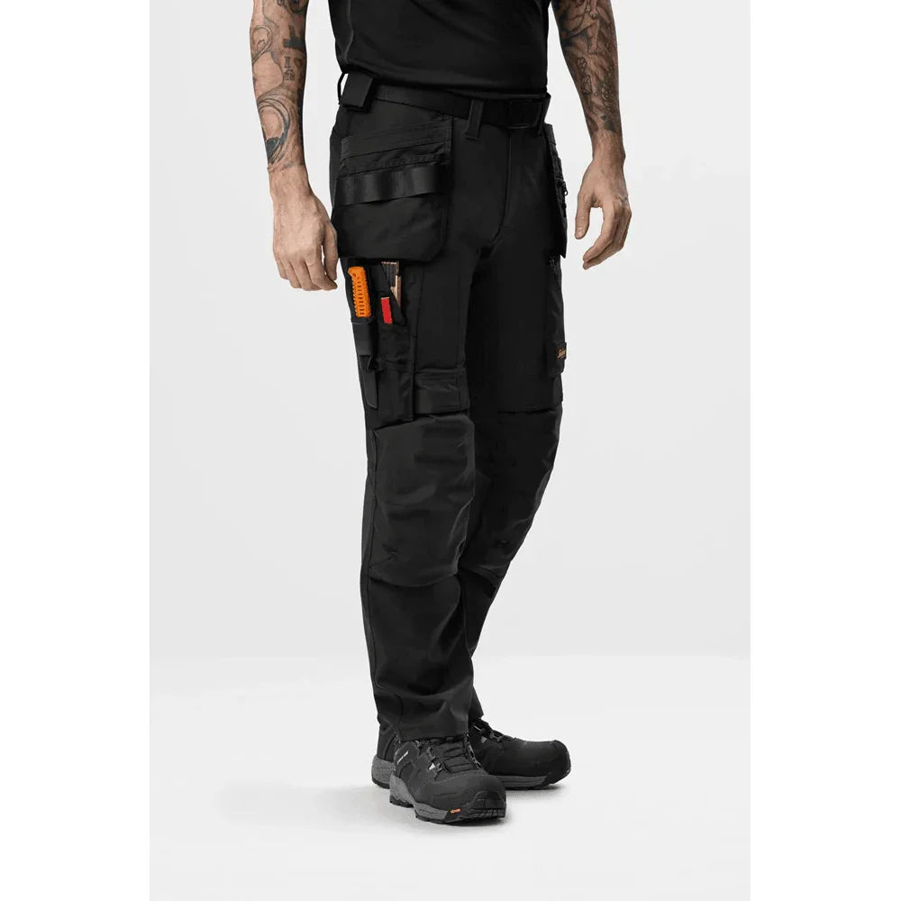 Snickers 6218 AllroundWork Holster Pocket 4-Way Stretch Trousers Khaki Green