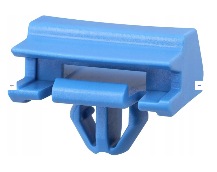 BMW Side Skirt Sill Trim Retainer Clip - Blue Plastic Mounting Clip