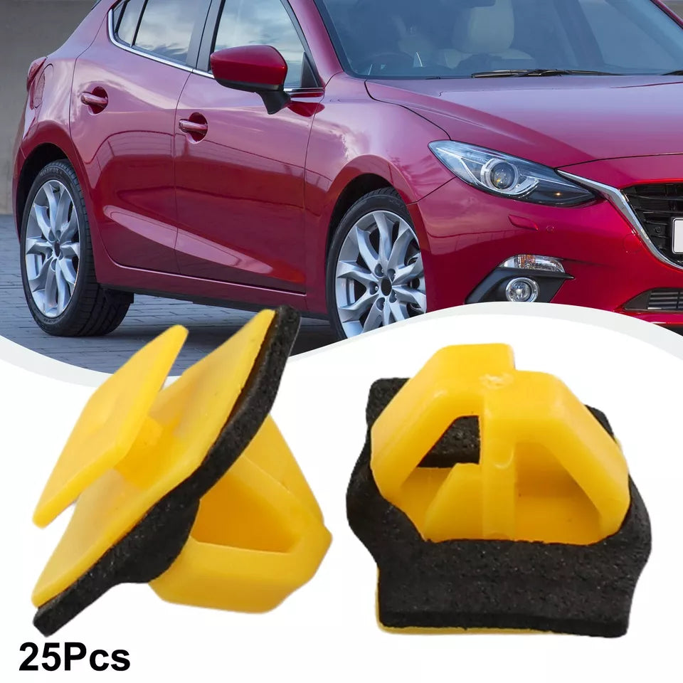 Body Side Moulding Insulated Clip Kia Hyundai Yellow - 8775835000