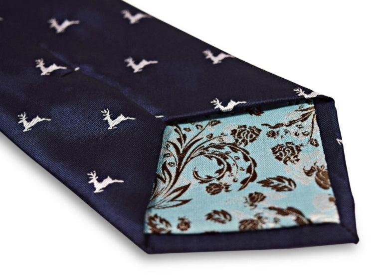 christmas range - leaping reindeer tie