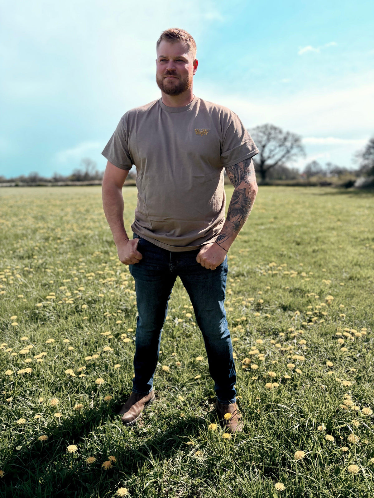 WanderWest Savannah Dust Tee – Brown