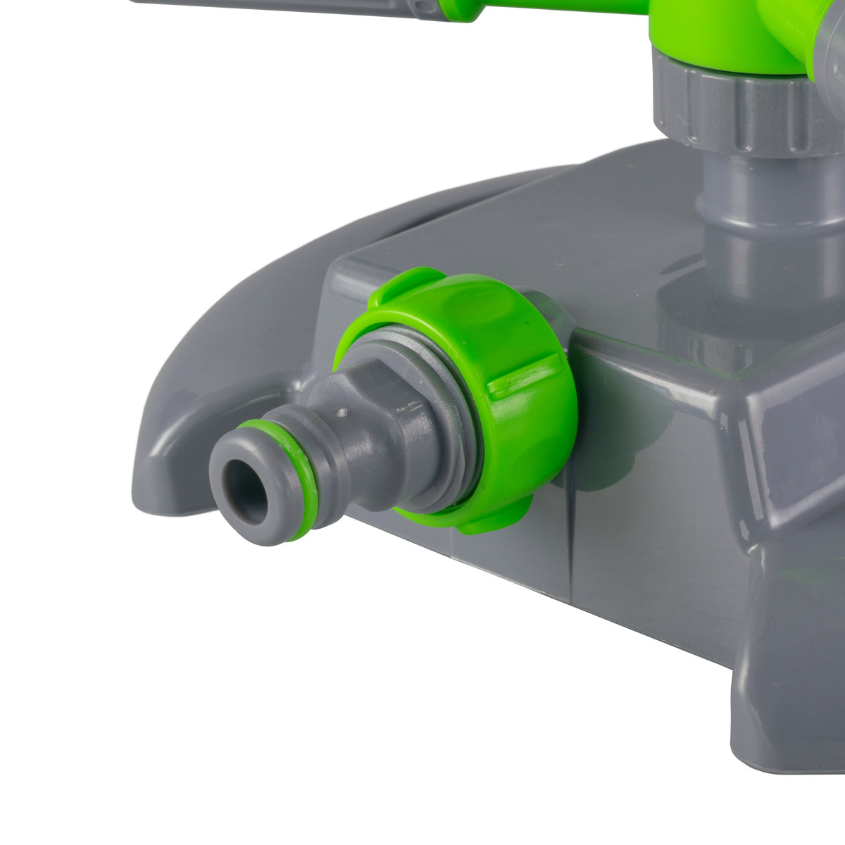 Cost Wise 3-Arm Adjustable Rotating Lawn Sprinkler Green Grey
