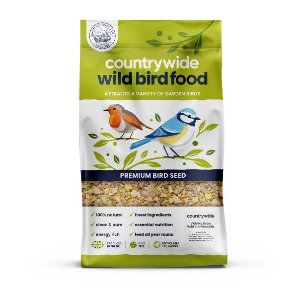 Countrywide No Grow Wild Bird Food With VAM 15kg