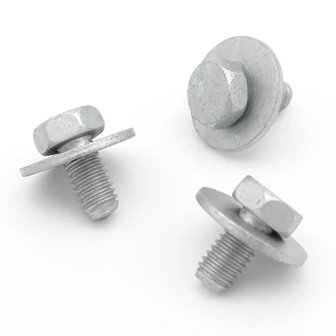Automotive Universal M6 Captive Washer Bolt 10mm Hex Head