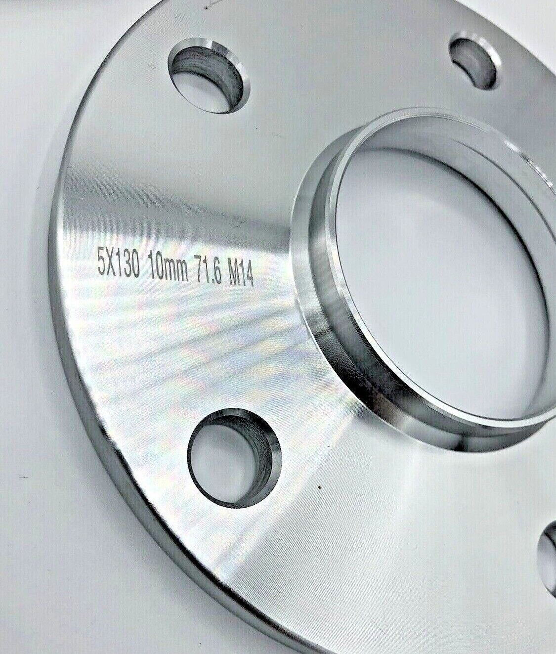 Porsche Wheel Spacers Only | 7mm 12mm 15mm 20mm | Silver or Black | 5x130 PSR9Line