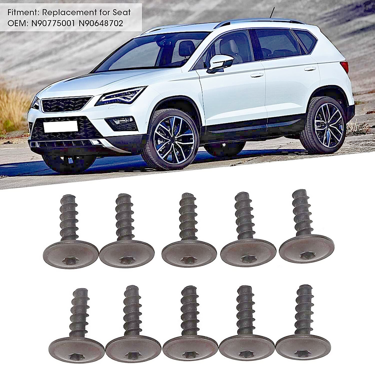 AUTOMOTIVE Self Tapping Torx Screw Wheel Arch Inner Liner Splash Guard Panel x15