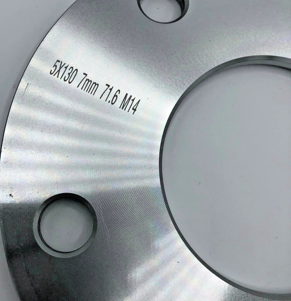 Porsche Wheel Spacers 7mm Set Of 2 in Silver 5x130 PSR9Line