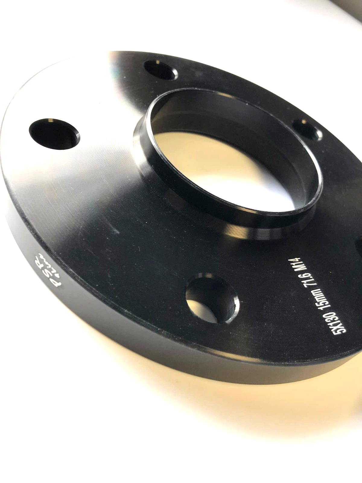 Black Porsche Wheel Spacers 20mm 5x130 Kit with Extended O.E Bolts  HubCentric