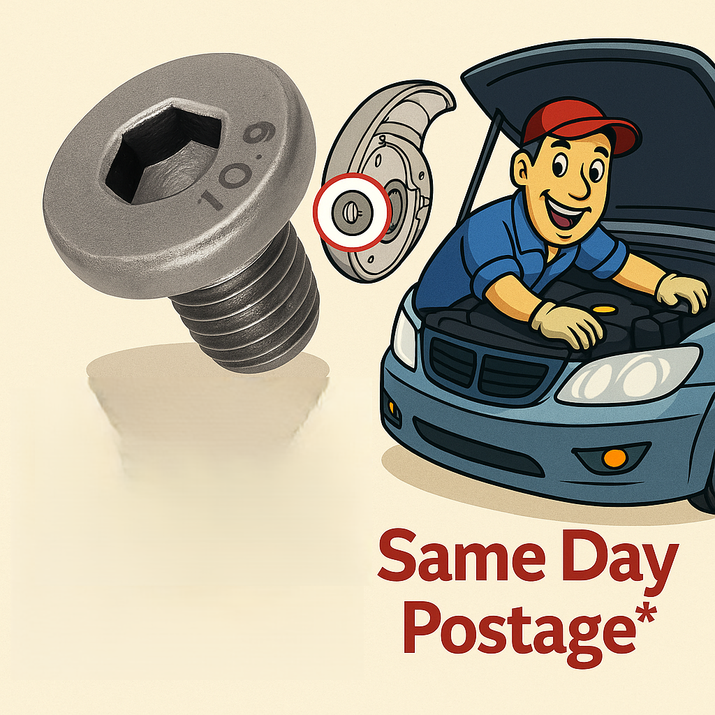 BMW Hex Bolt Single Disc or Rotor Fitment Socket Cap Screw Fit 1 3 5 7 X Series