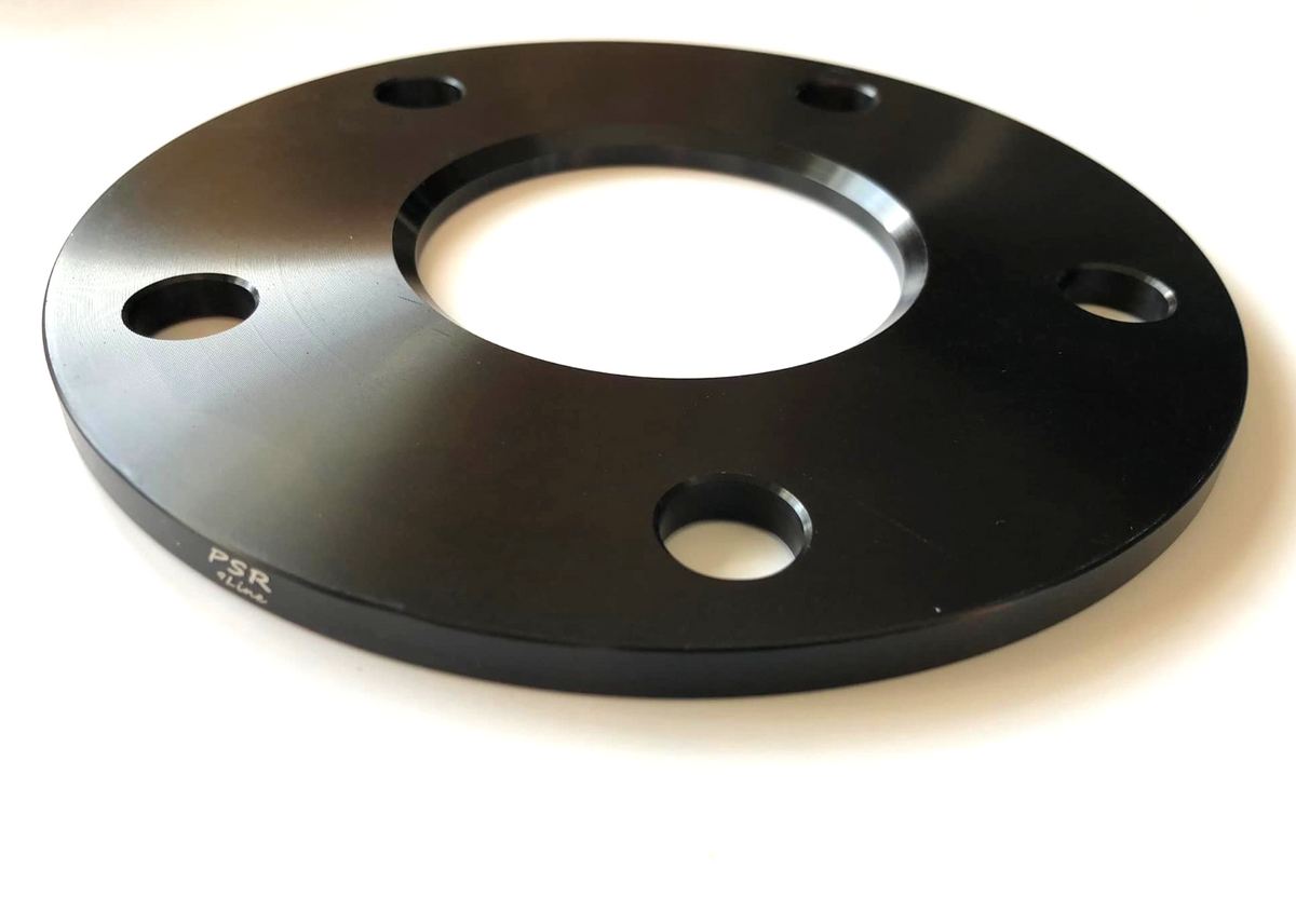 PORSCHE 7mm Wheel Spacers 5x130 With Extended O.E Bolts  Precision Fit in Black