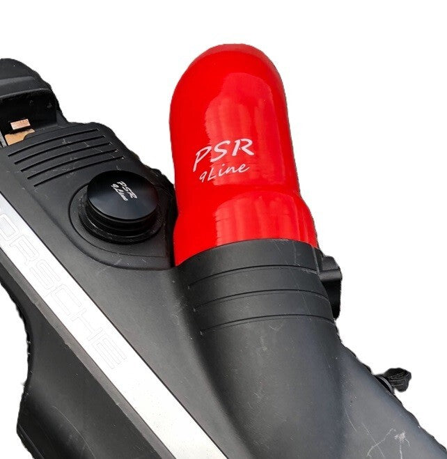Porsche 997 911 Air Box Resonator Bypass Modification Plug & Red Induction Pipe