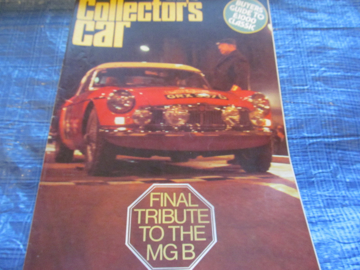 1981 JUNE COLLECTORS CAR MAGAZINE / MG TRIBUTE AUSTIN 16 MIKE HAWTHORN   #bk1