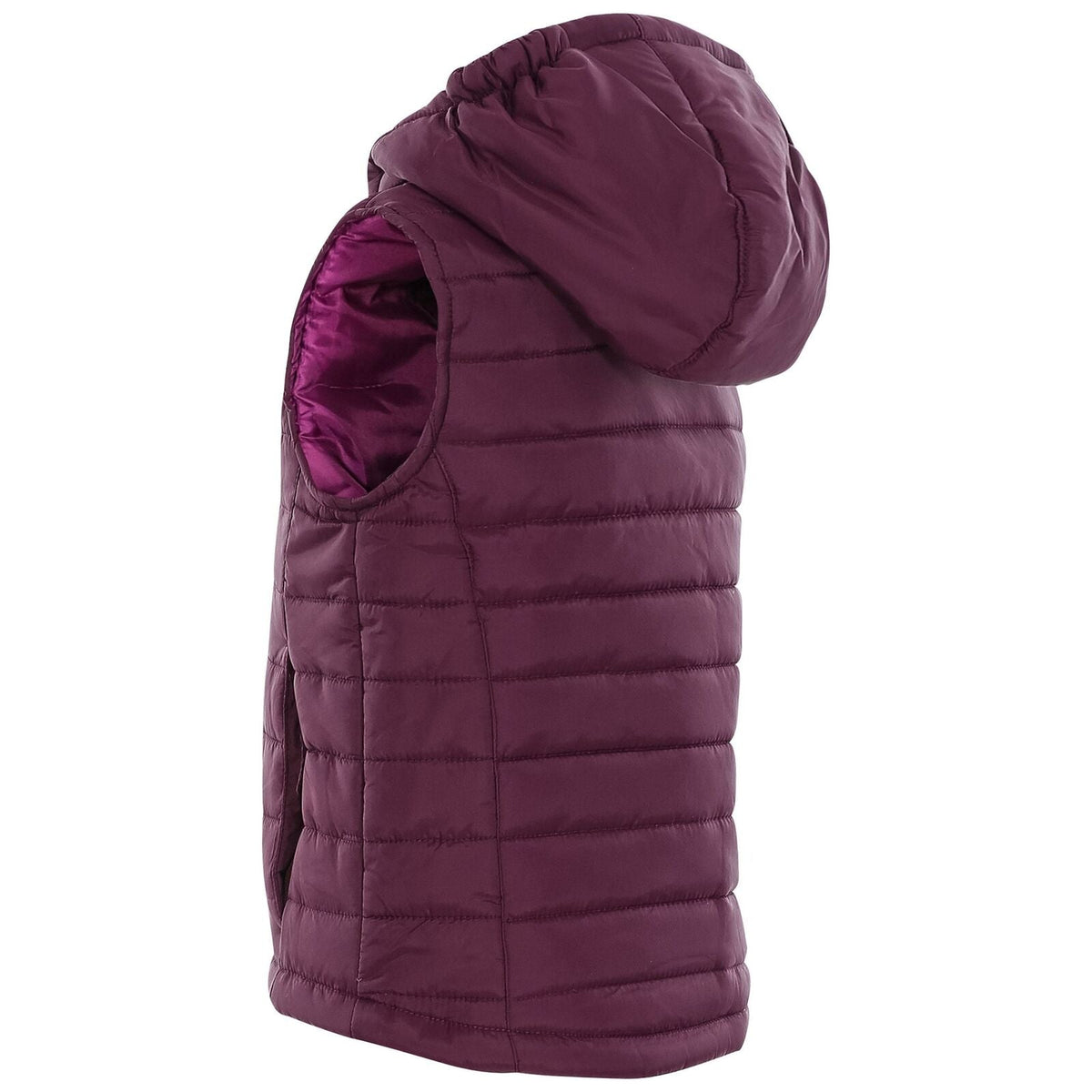 Unisex Kids Aretha Lightly Padded Hooded Gilet