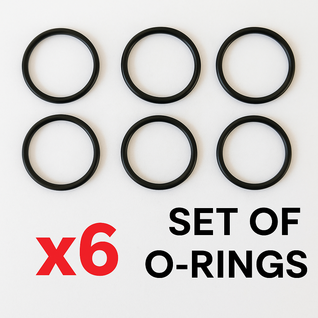 BMW Diesel Injector Seals Viton Upgrade Fits 1,3,5,6,7,X5,X6 Series Set Of 6xPcs