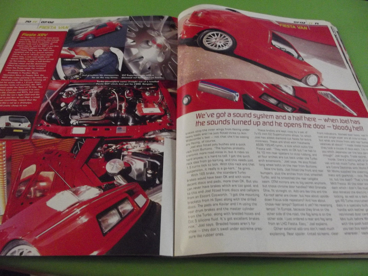 FAST FORD MAGAZINE JULY 2002  #C5
