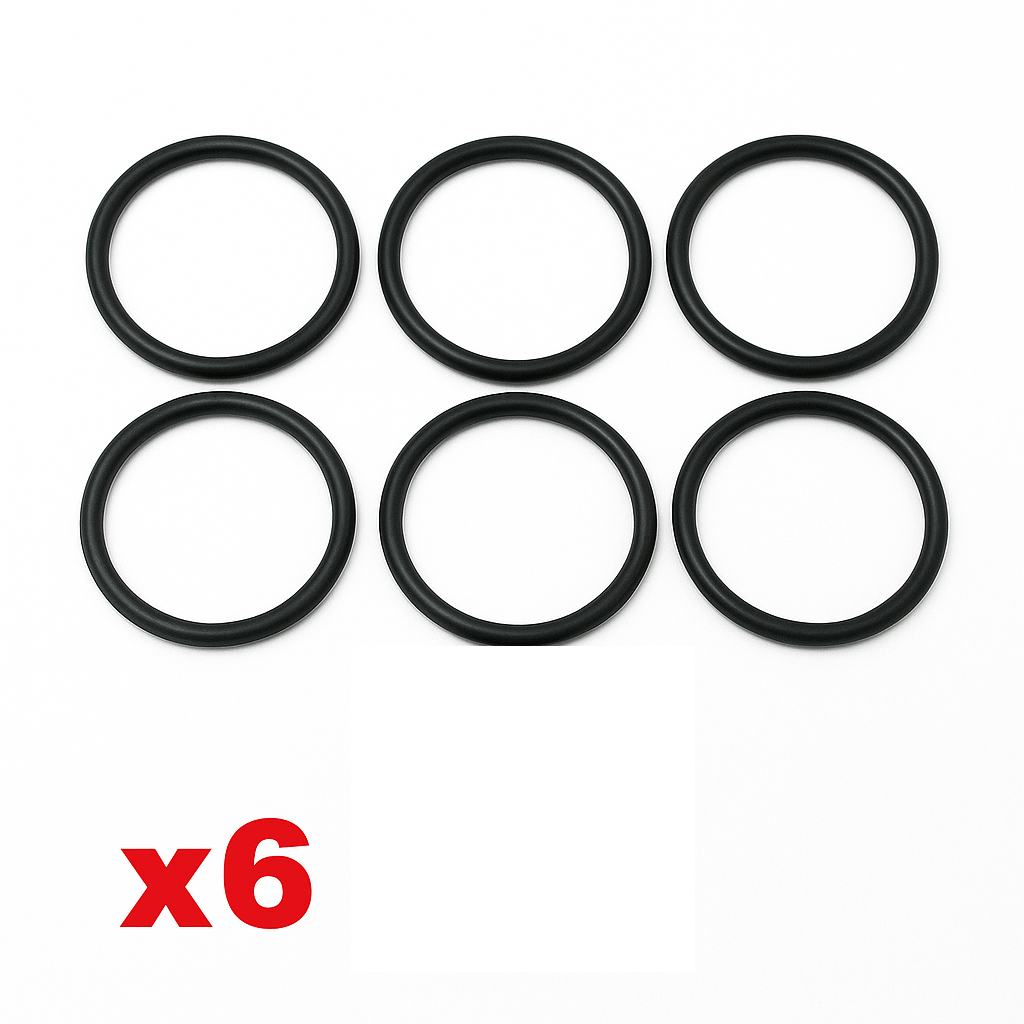 BMW Diesel Injector Seals Viton Upgrade Fits 1,3,5,6,7,X5,X6 Series Set Of 6xPcs