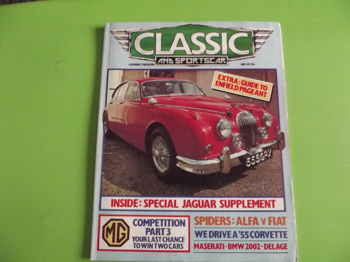 CLASSIC AND SPORTSCAR MAGAZINE JUNE 1983 #c1