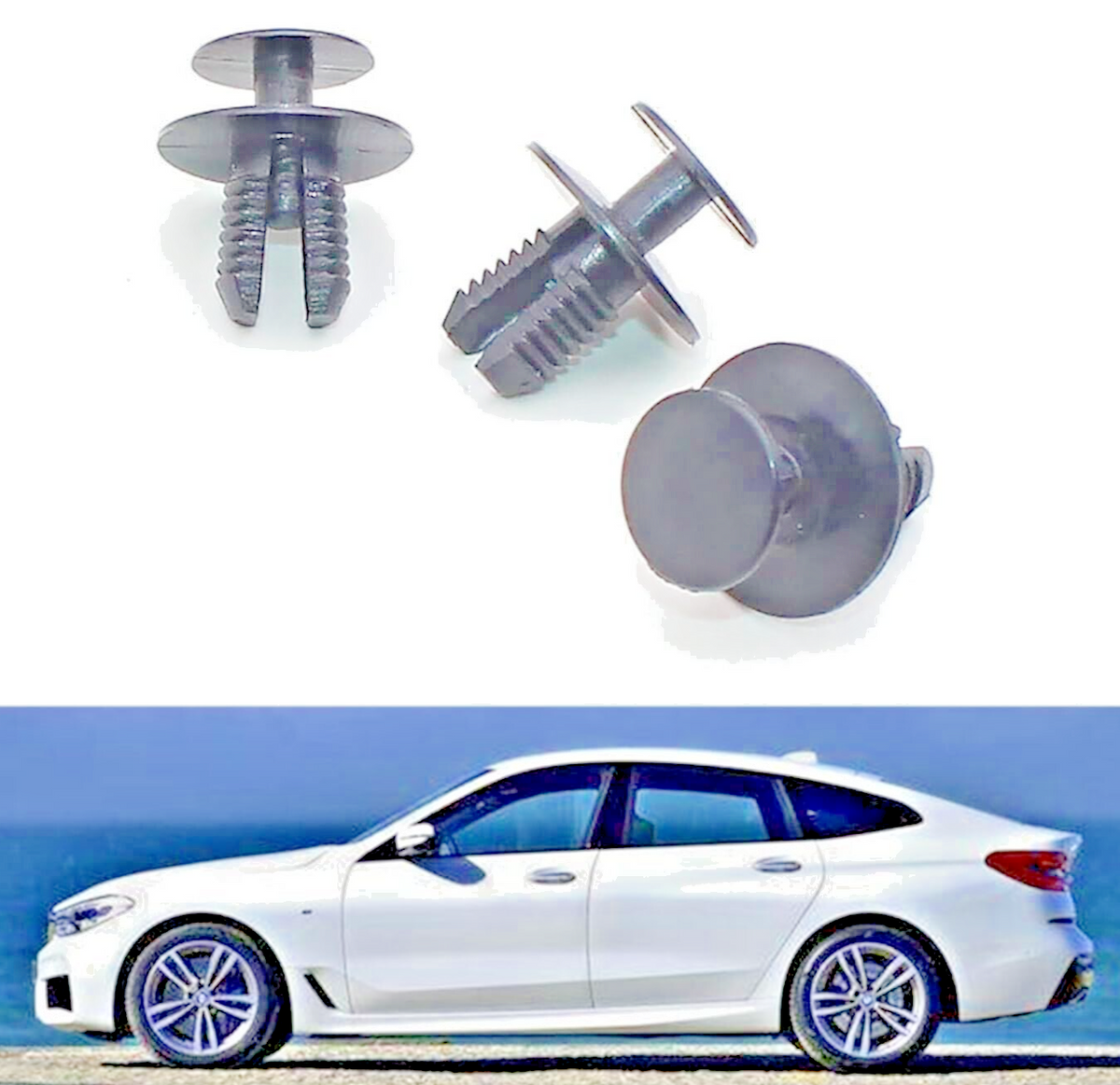 BMW Trim Clips Expanding Rivet 51471911992 5x Qty for 1 2 3 4 5 6 7 X Z Series