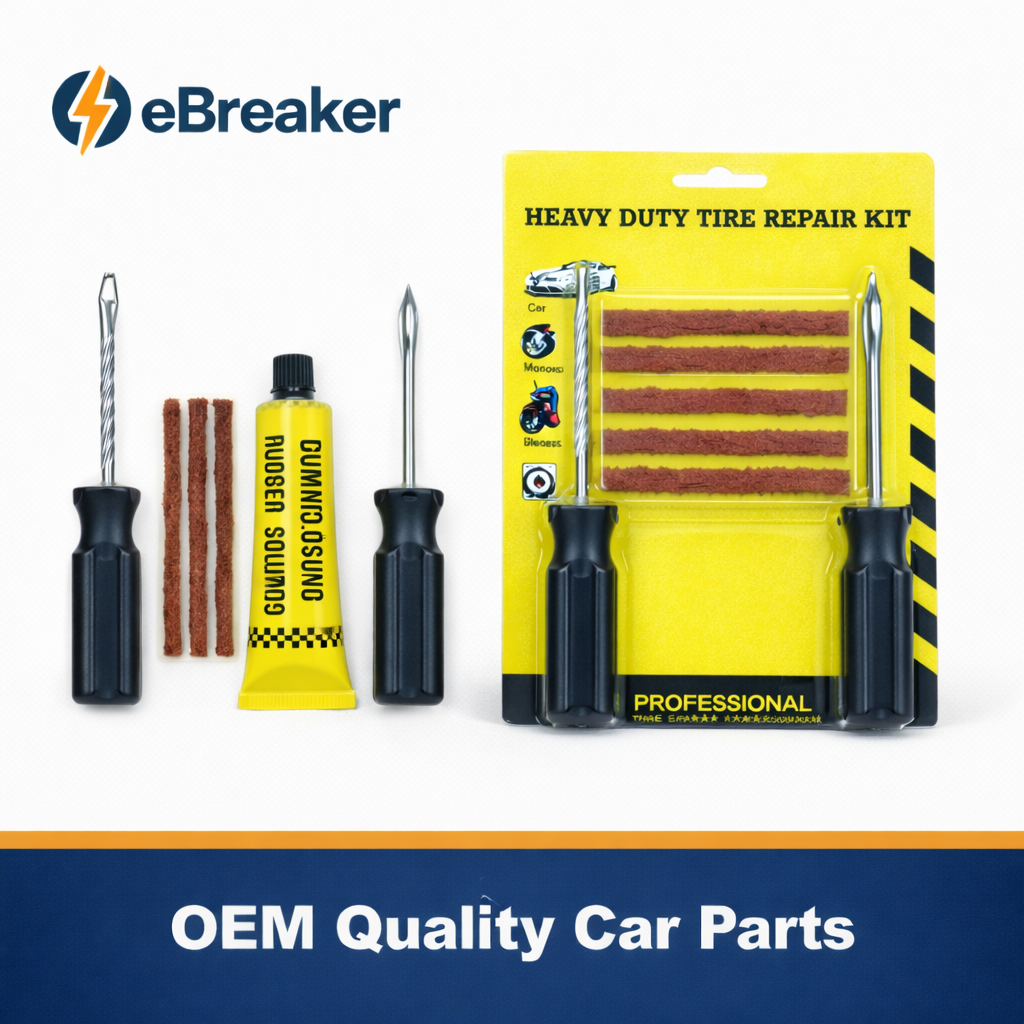 Emergency Tyre Repair Kit – Heavy Duty Puncture Fix for Car Motorcycle,Van Truck