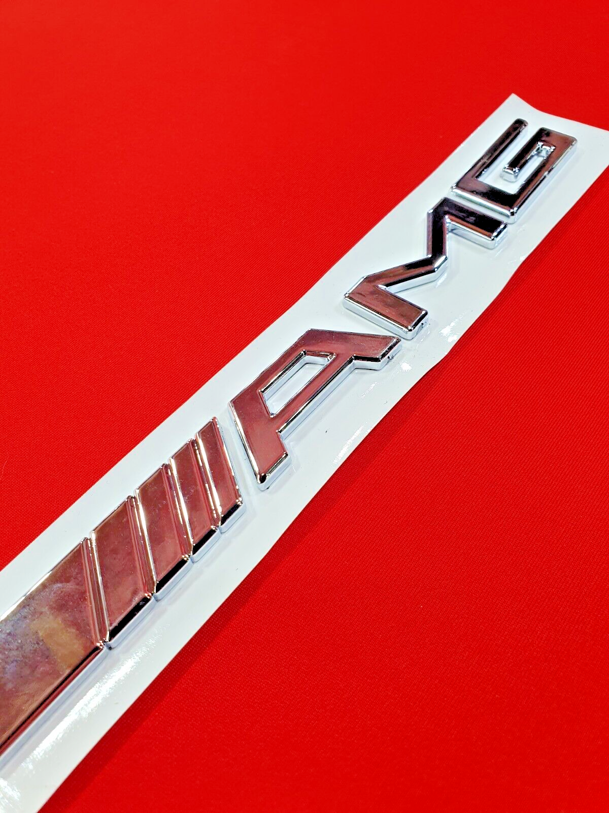AMG Badge Logo Boot Emblem Chrome