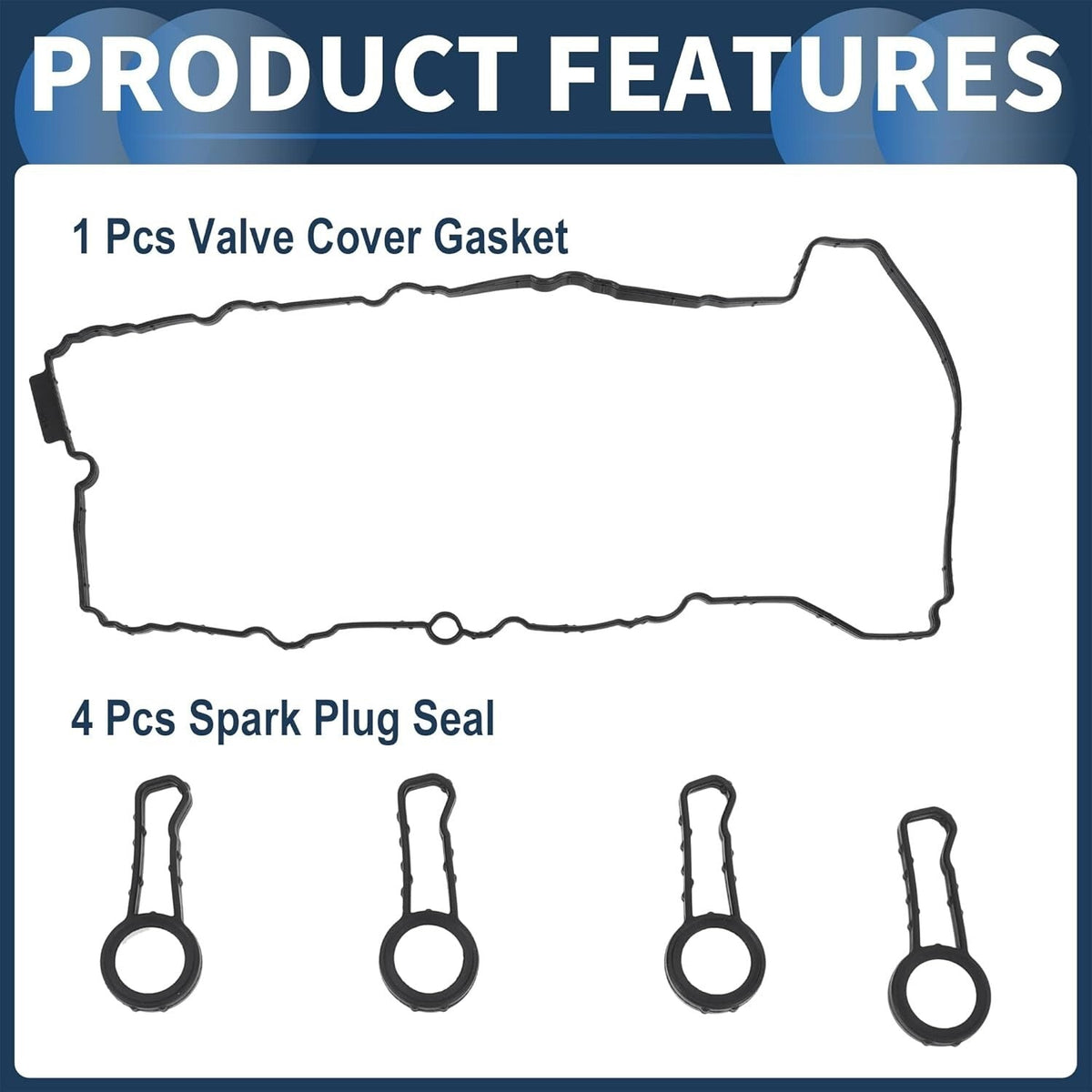 BMW 2.0 N47 Camshaft Cover Gasket Kit – 1/3/5 Series, X1/X3/X5 Premium Leak Fix.