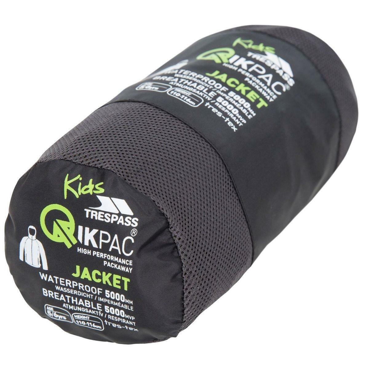 Unisex Kids Qikpac X Waterproof Jacket