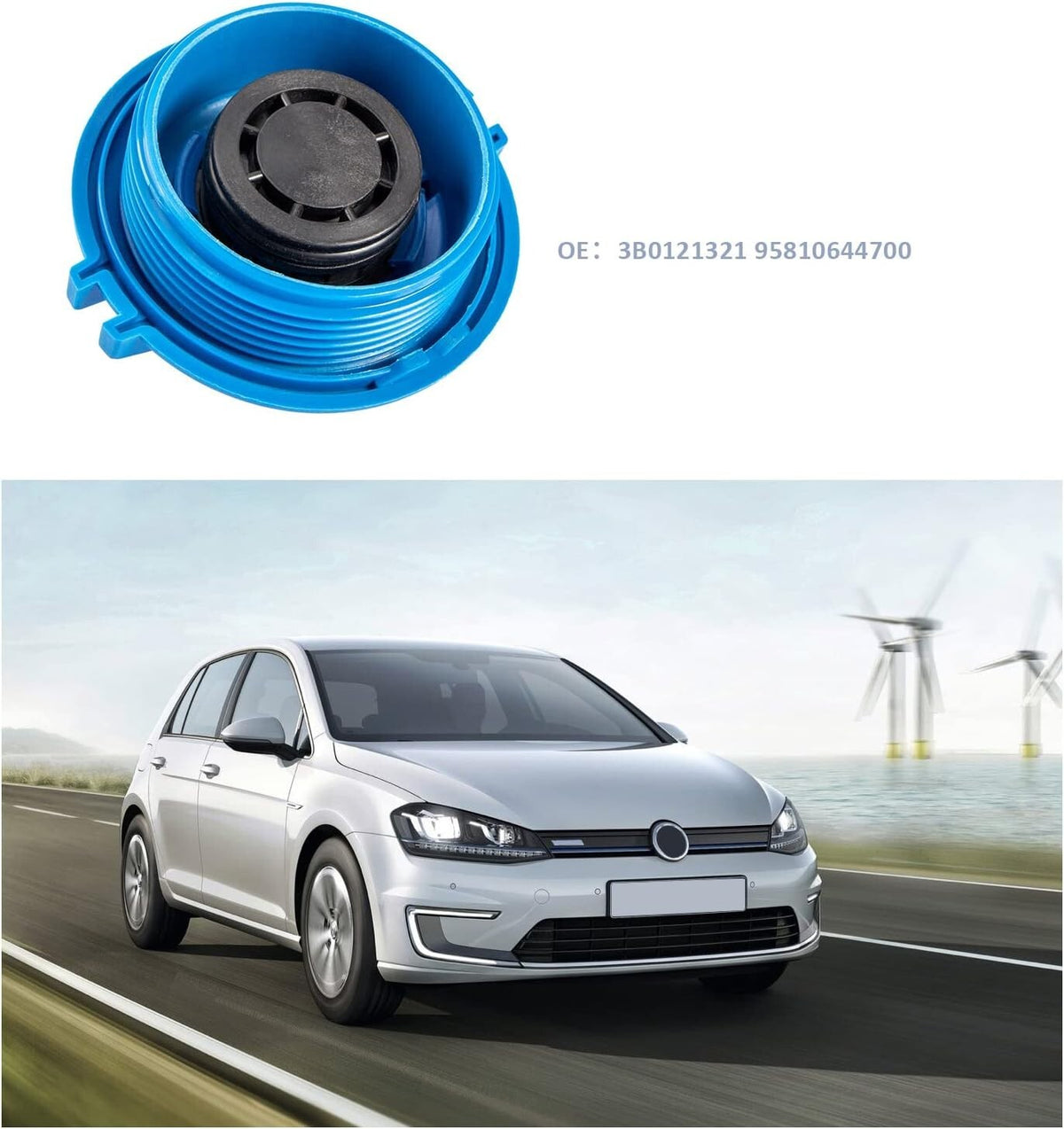 Radiator Coolant Tank Cap O.E 95810644700 for Porsche Panamera