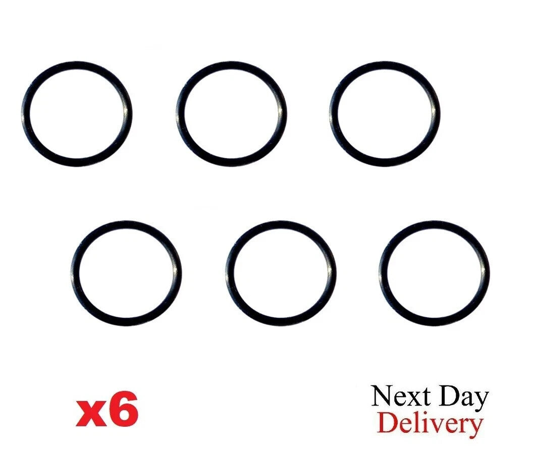 BMW M57 Diesel Engine Injector O-Rings Viton Upgrade Seal Repair Kit Set, x6 Pcs