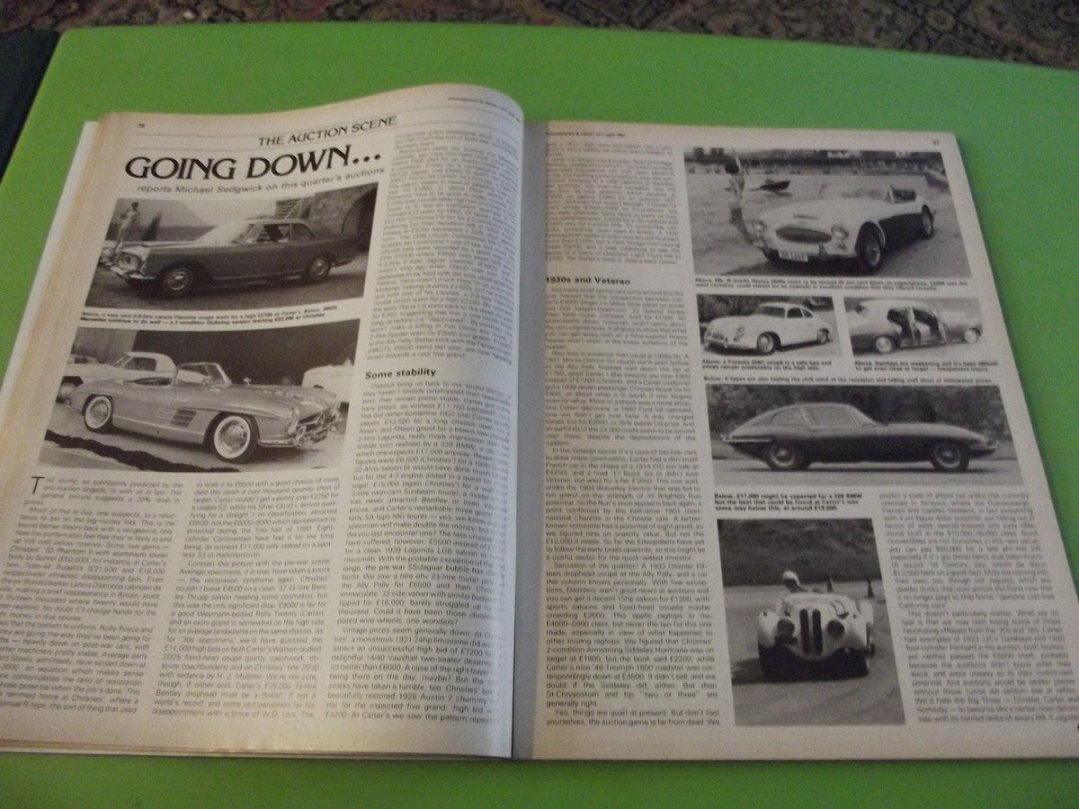 THOROUGHBRED AND CLASSIC CARS MAGAZINE APRIL 1981 #C4