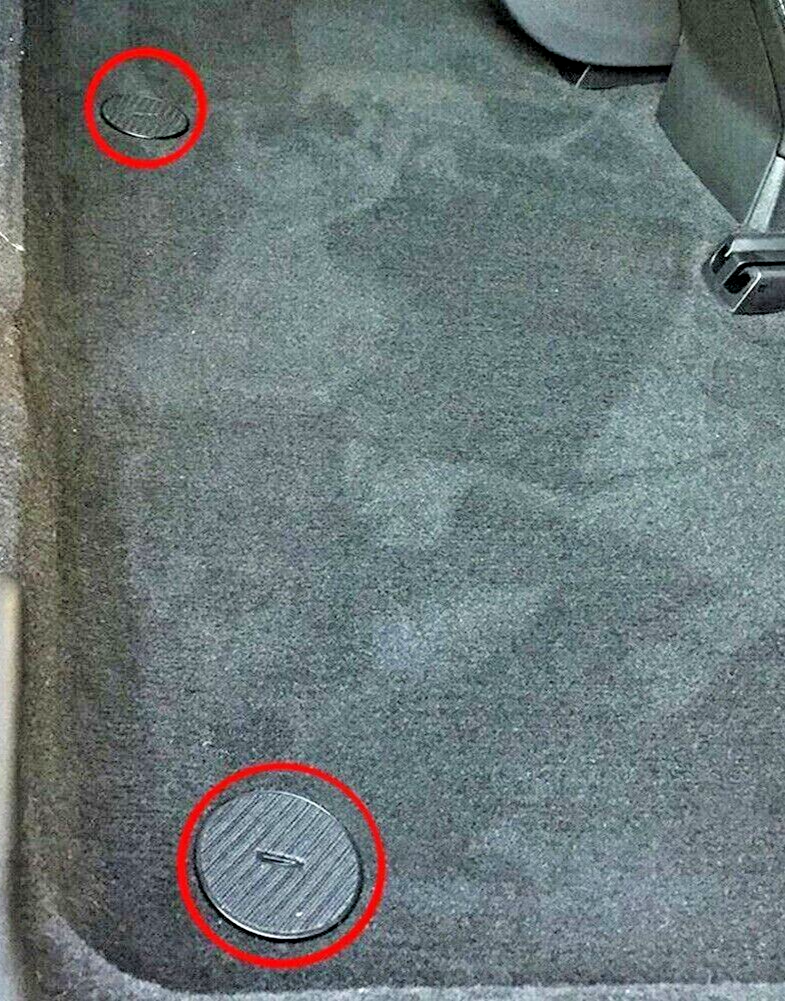 BMW Floor Mat Anchor Lock Screw Fastener Carpet Clip Fixing 51470141050 x4