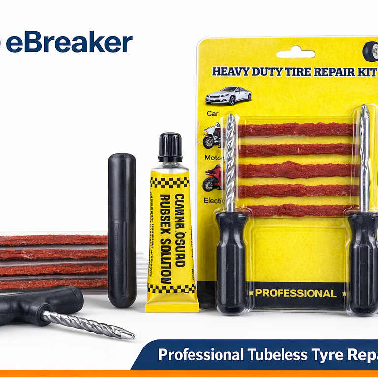 Emergency Tyre Repair Kit – Heavy Duty Puncture Fix for Car Motorcycle,Van Truck