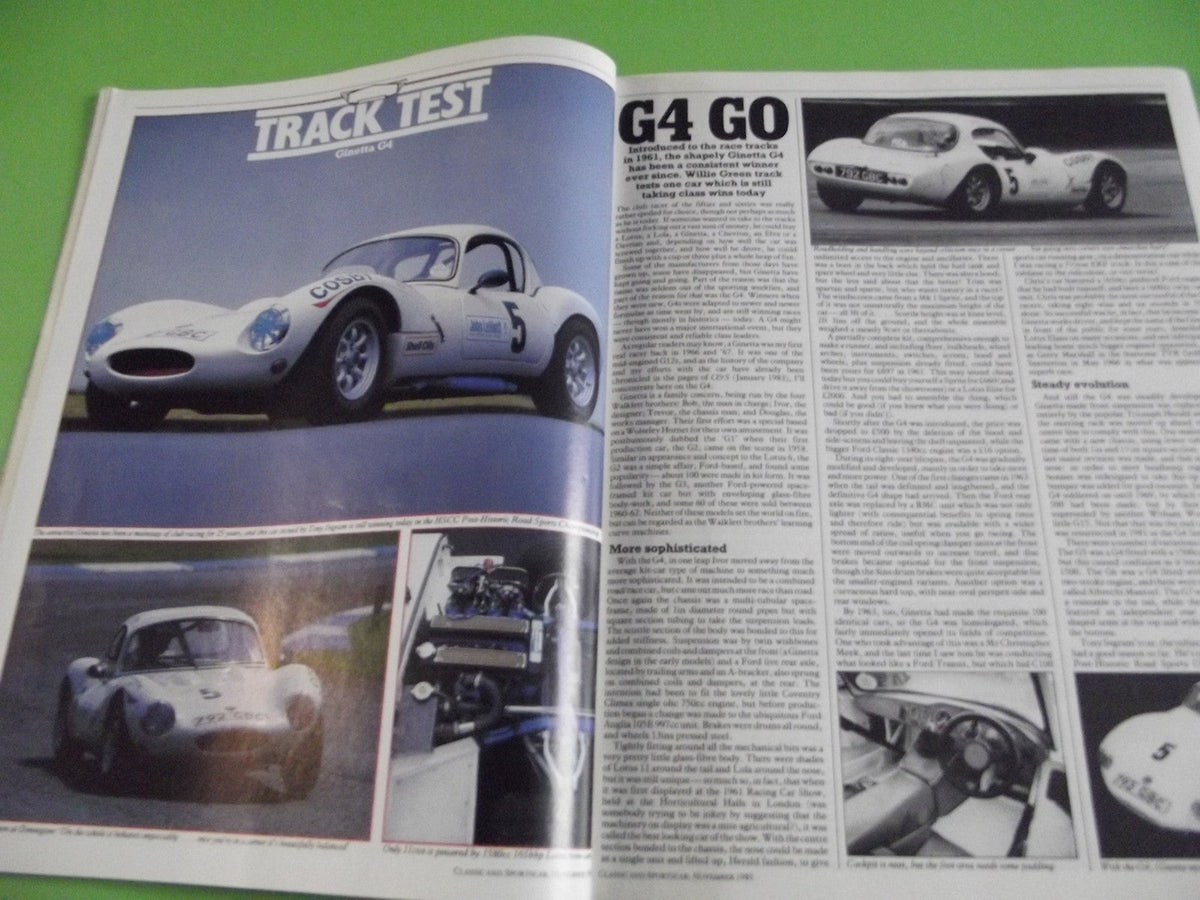 CLASSIC AND SPORTSCAR MAGAZINE NOVEMBER 1985 #c1