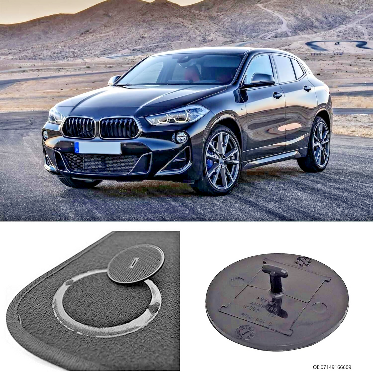 Floor Mat Clips Qty of 4 Universal Fitment