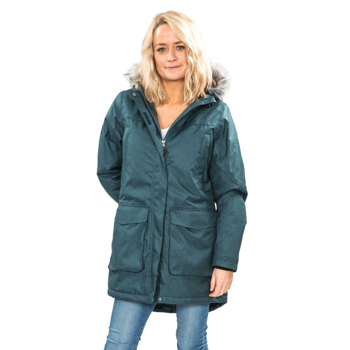 Womens Trespass Thundery Waterproof Parka Jacket