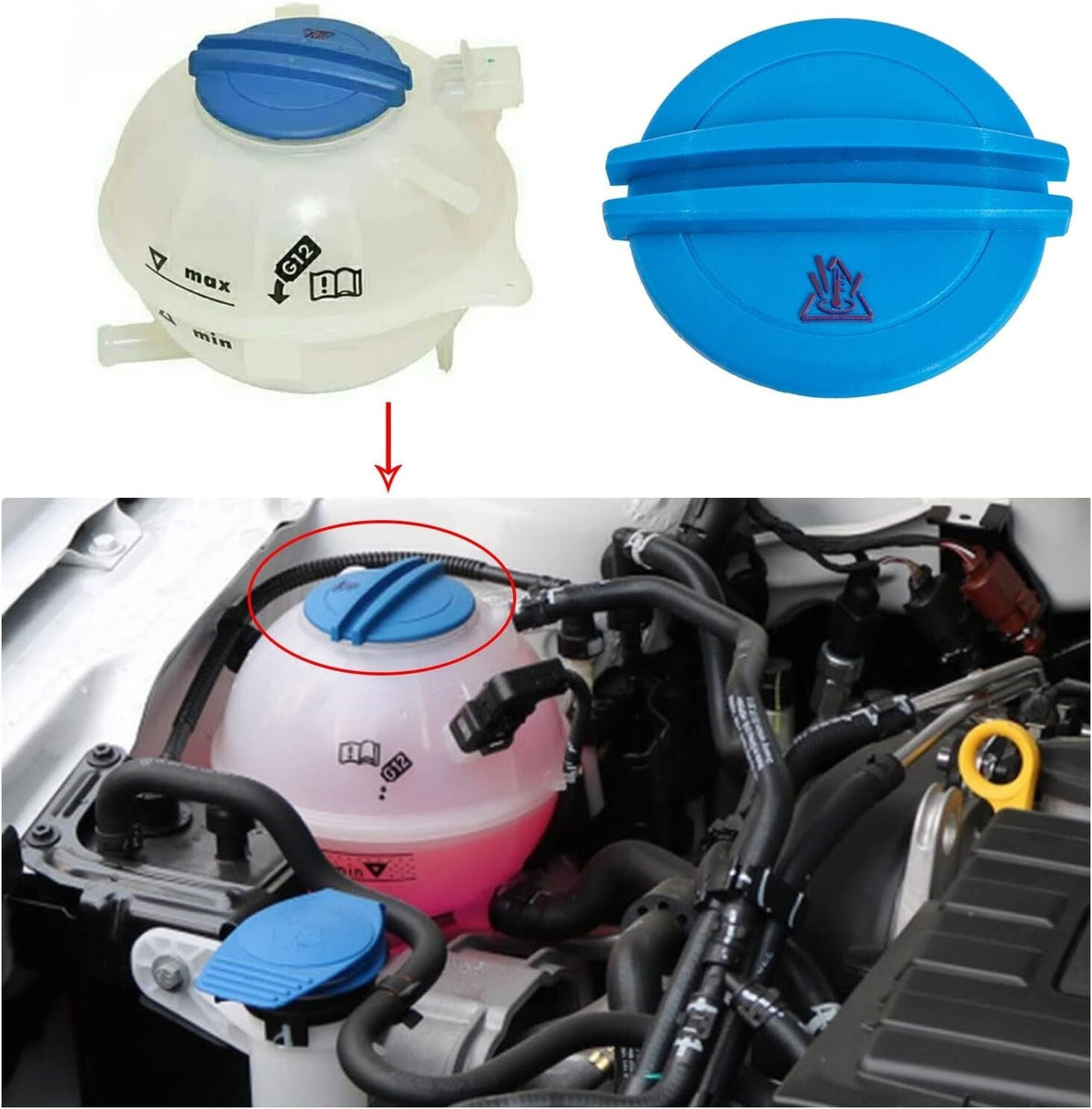 Radiator Coolant Tank Cap O.E 3B0121321  for SKODA